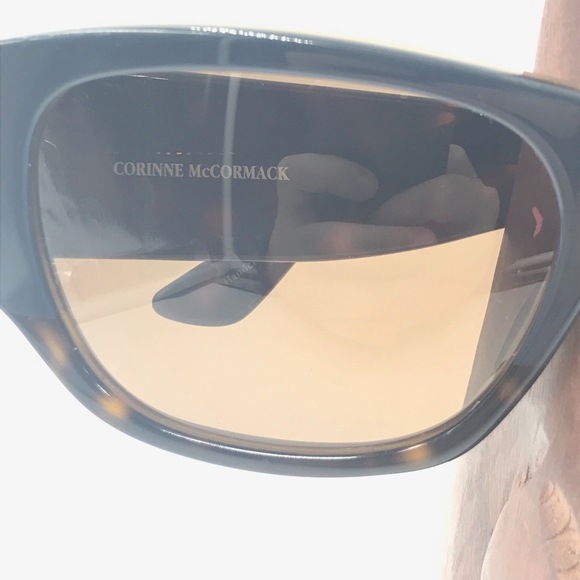 CORINNE MCCORMACK CHLOE NAVY TORTOISE SUNGLASSES